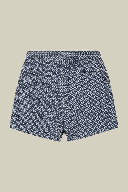 Men's geometric pattern swimwear