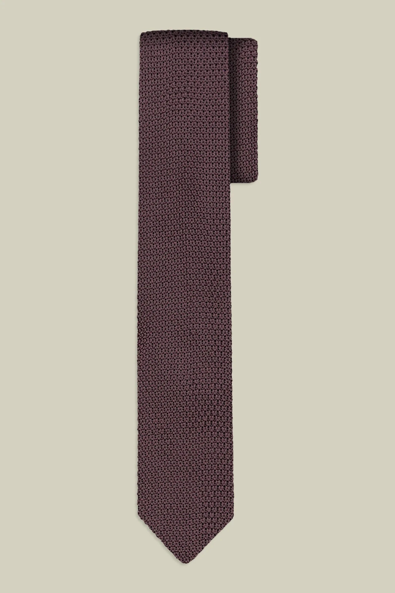 Plain men's tie