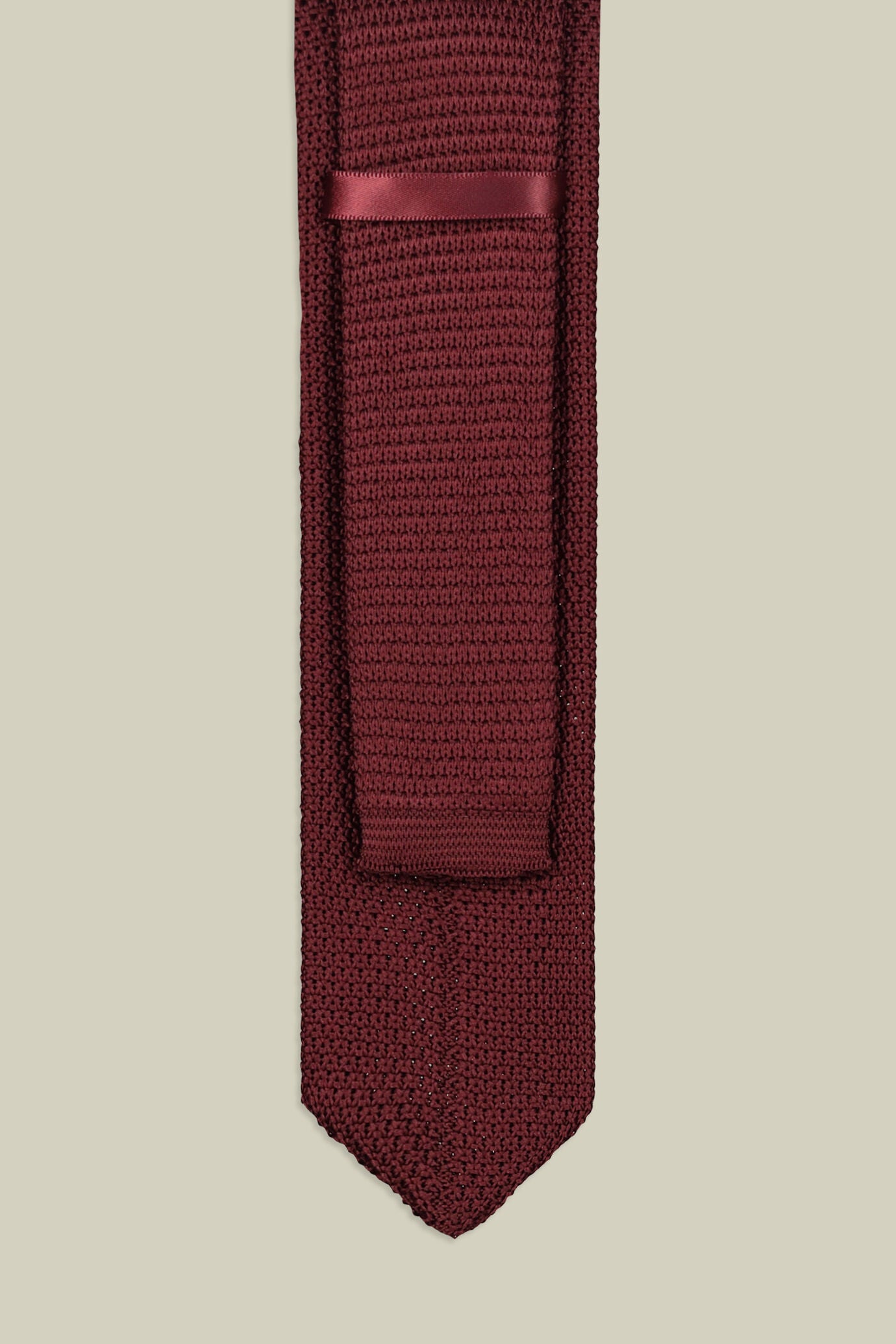 Plain men's tie