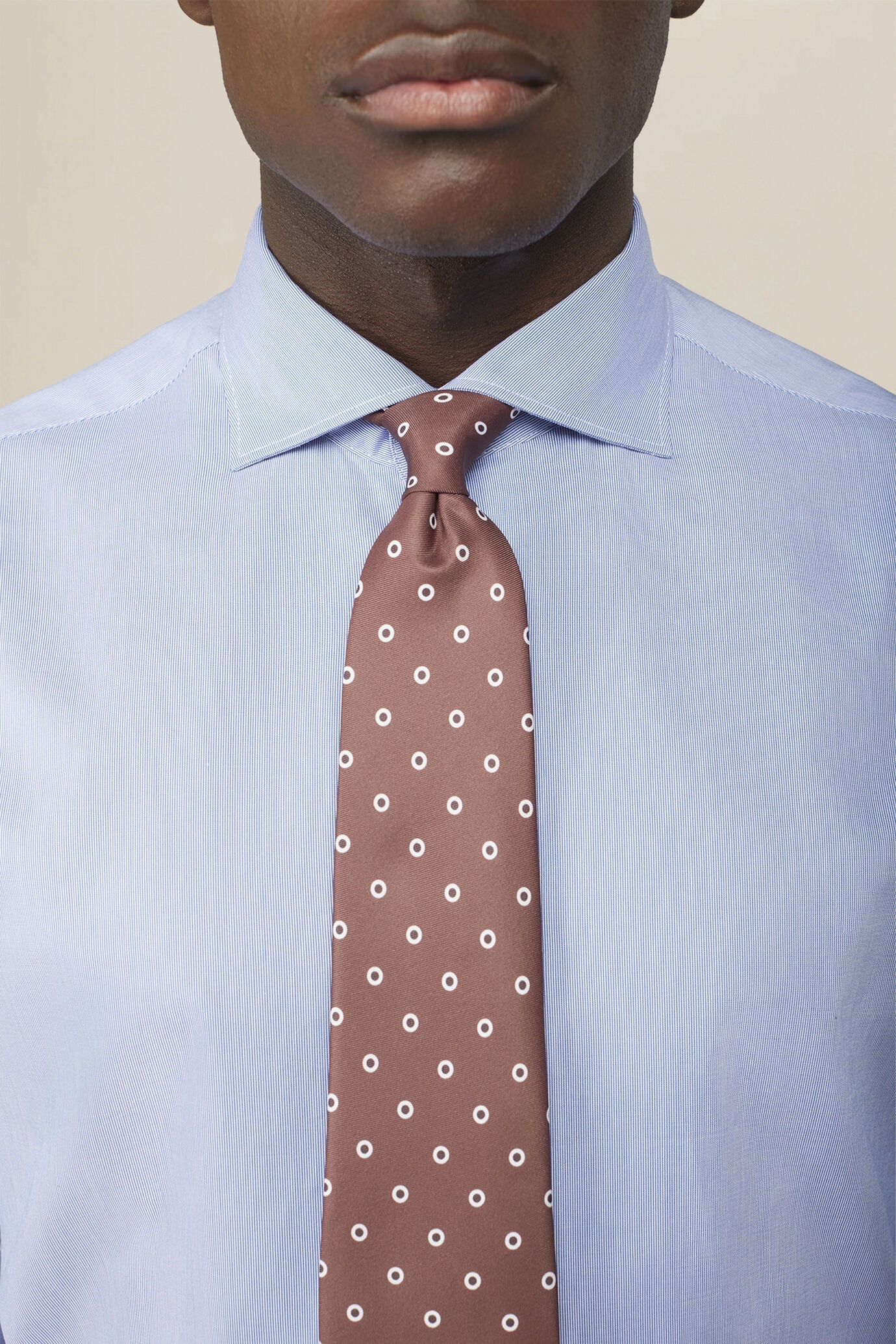 Men's polka dot tie