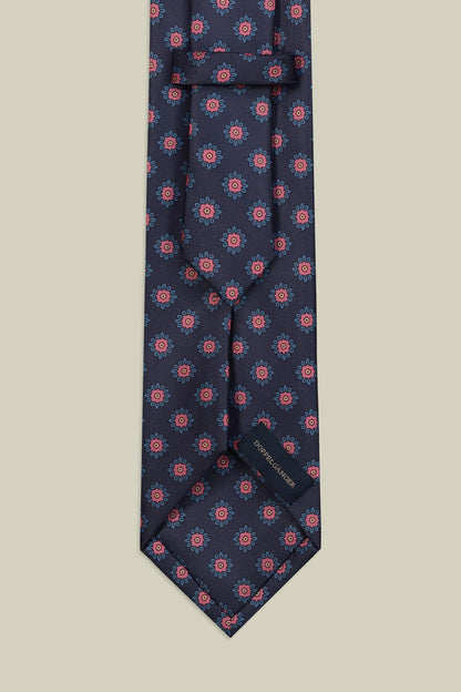 Men's tie with diamond print