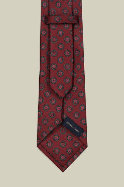 Men's tie with diamond print