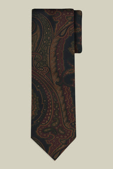 Plain woven men's tie