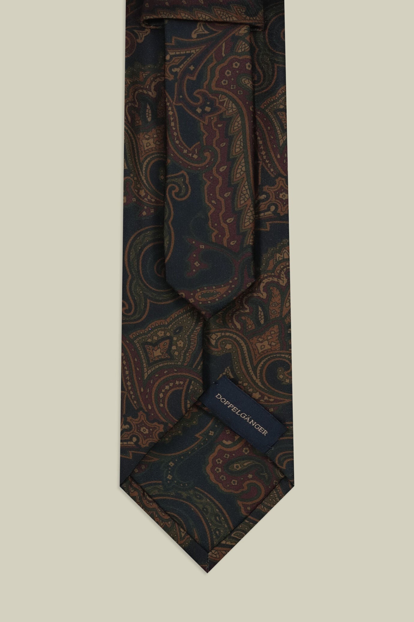 Plain woven men's tie