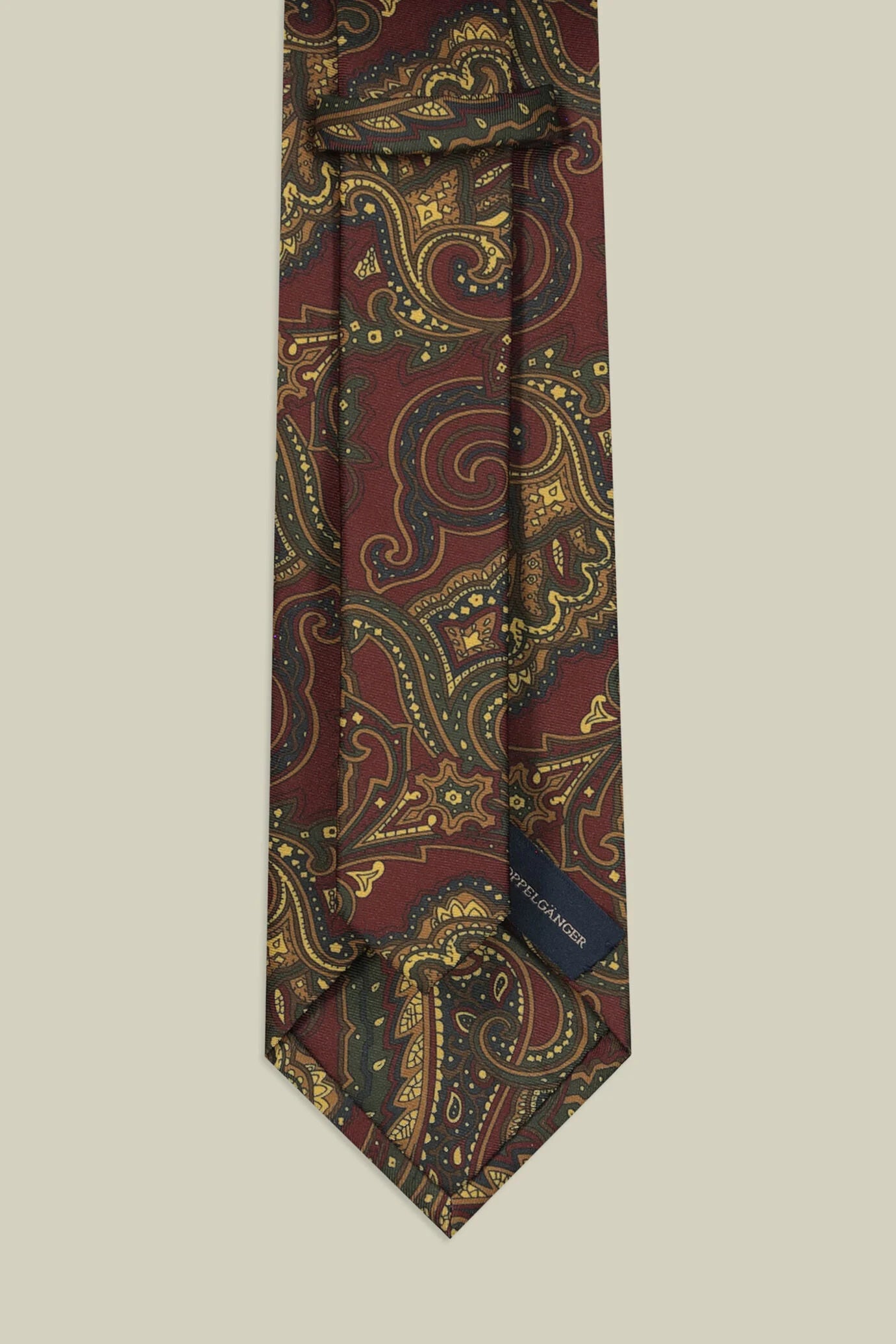 Plain woven men's tie