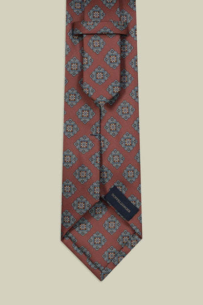 Men's tie with diamond print