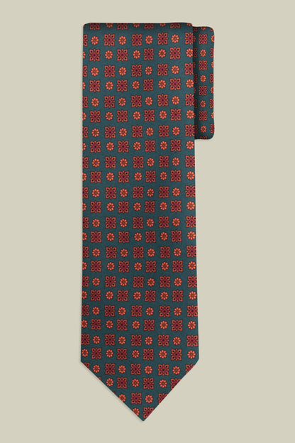 Men's tie with diamond print