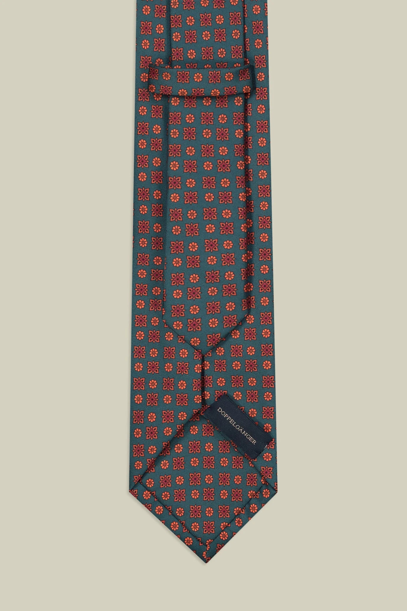 Men's tie with diamond print