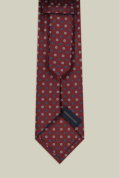 Men's tie with micro floral pattern