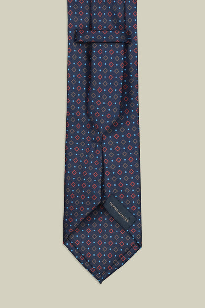 Men's tie with diamond print