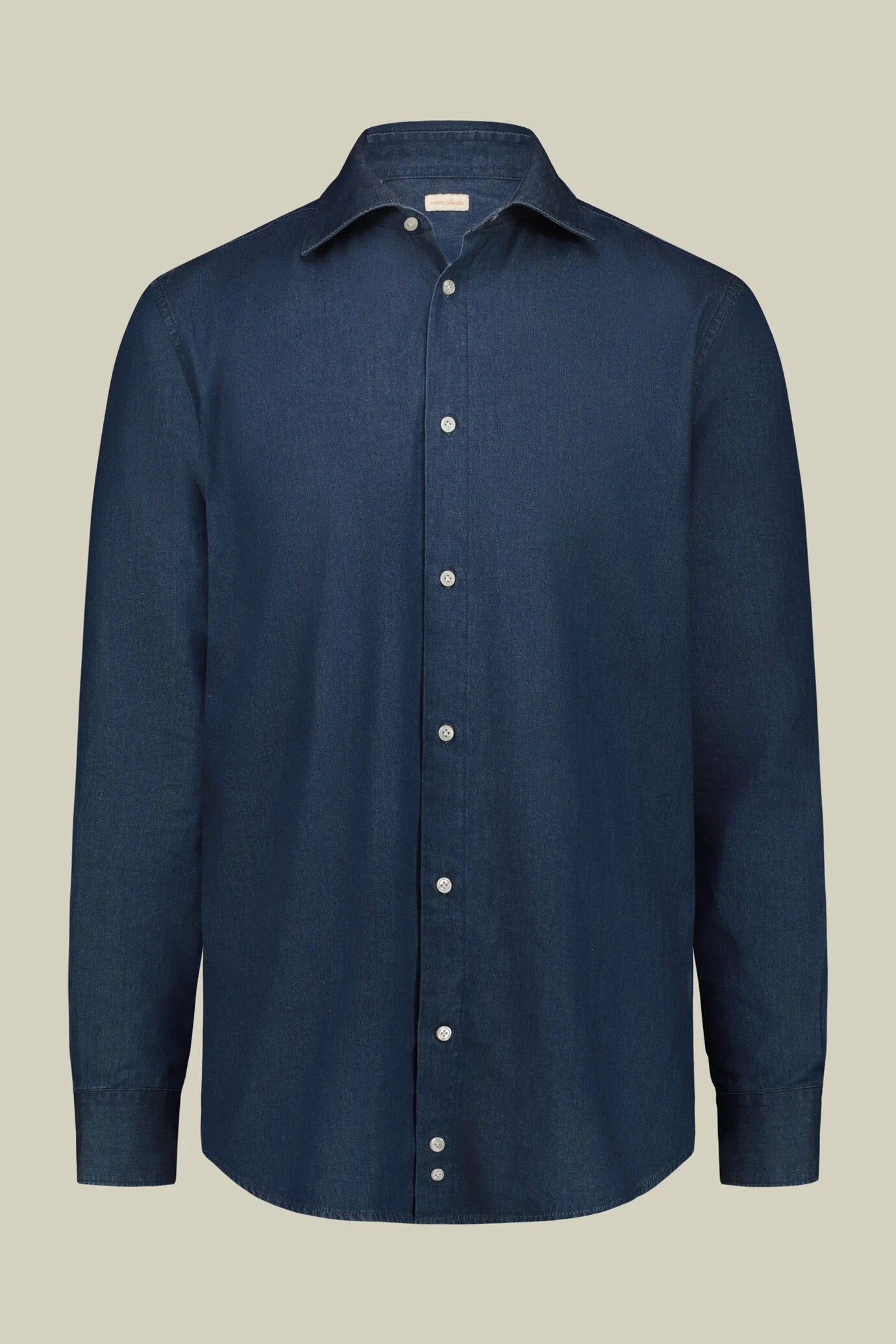 Men's 100% cotton slim fit denim shirt