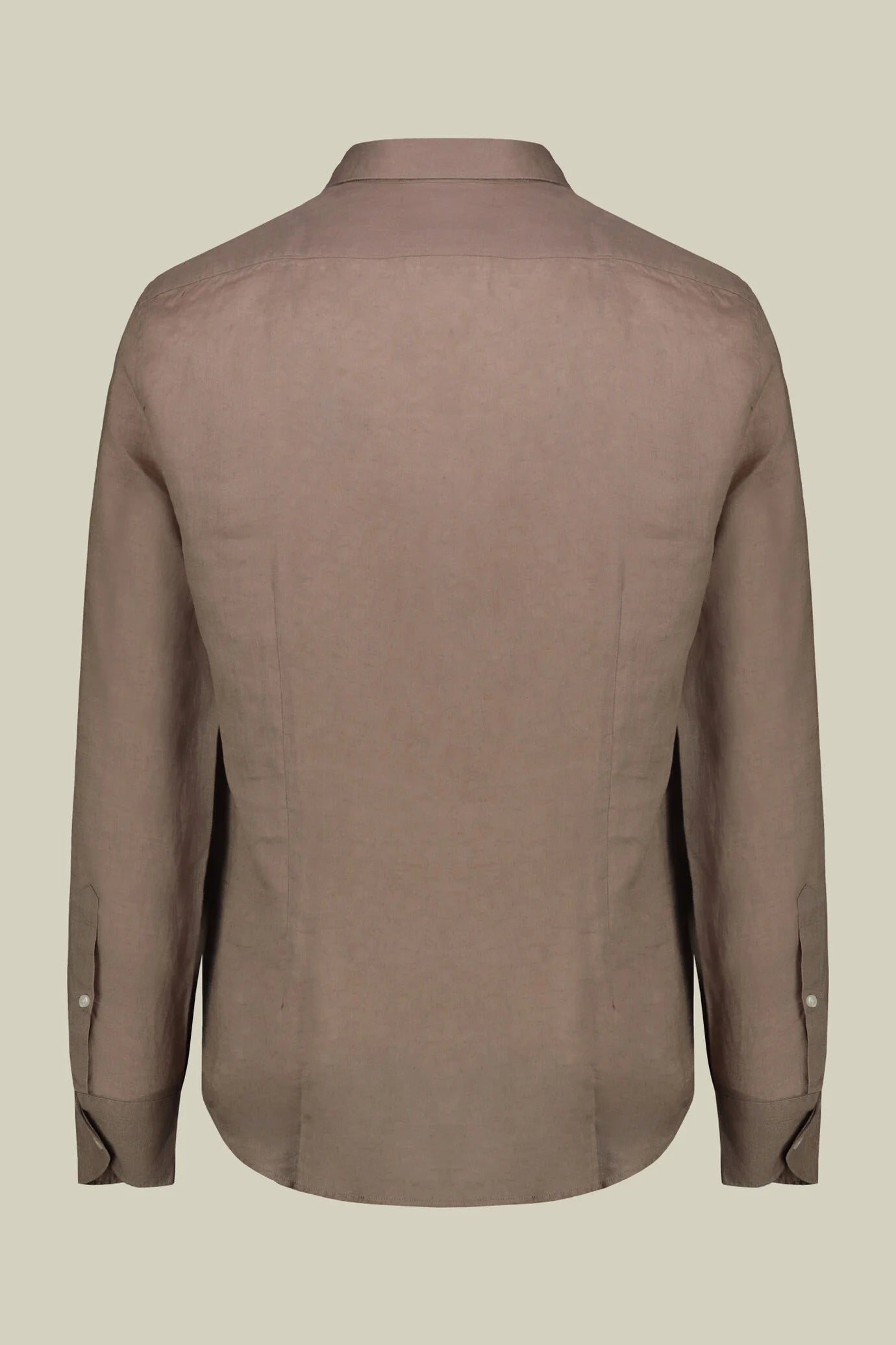 Men's 100% Linen Button-Down Shirt, Off-White