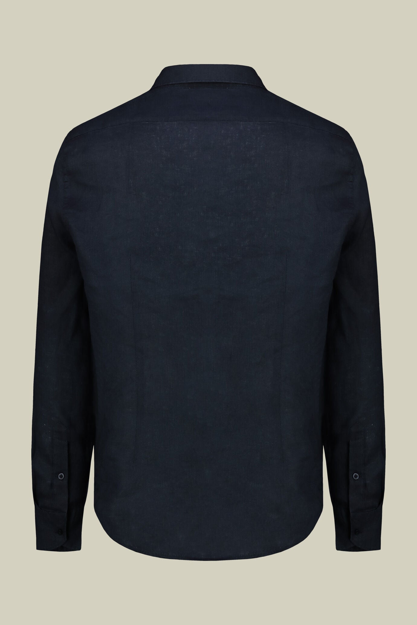 Men's 100% Linen Button-Down Shirt, Off-White