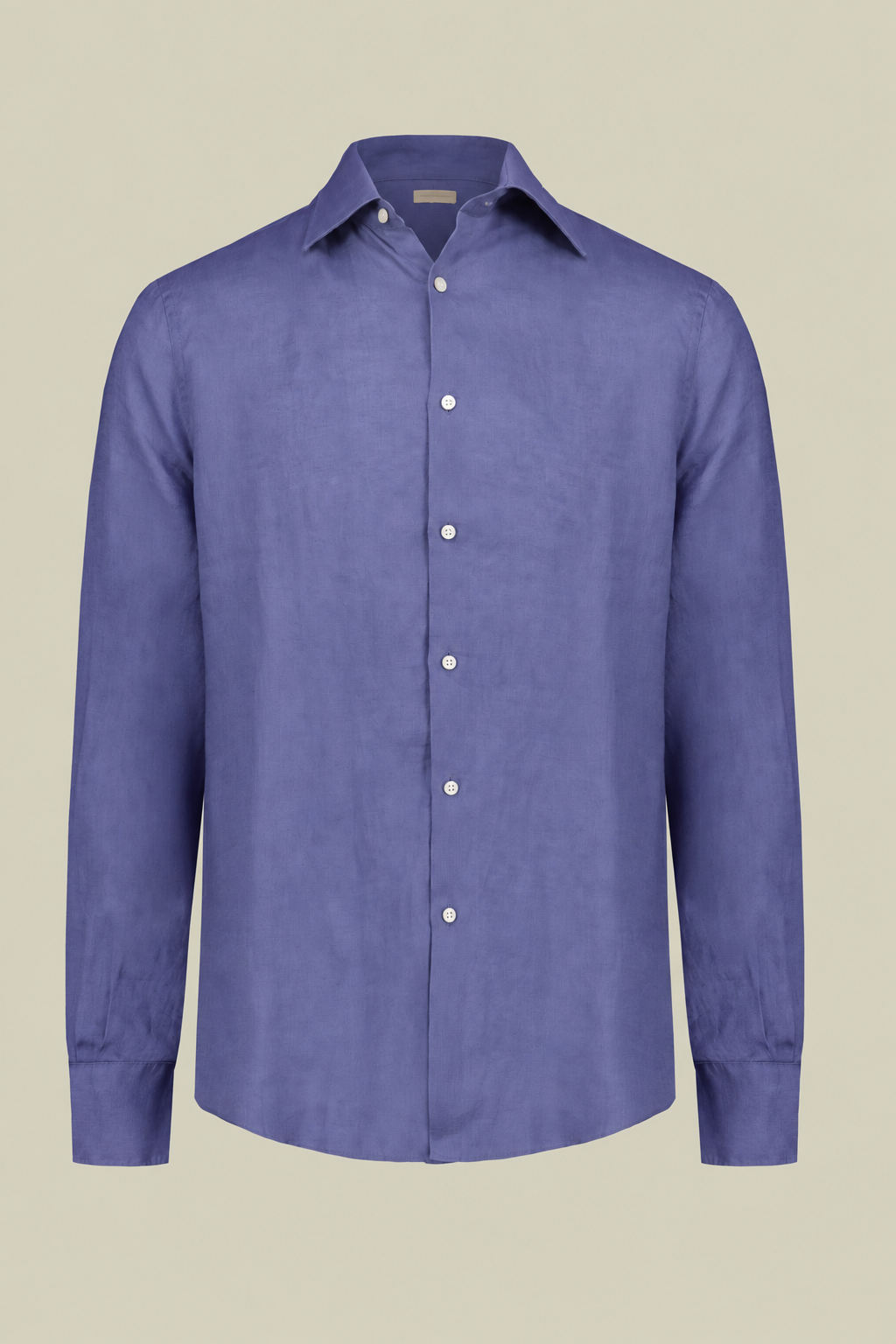 Men's 100% Linen Button-Down Shirt