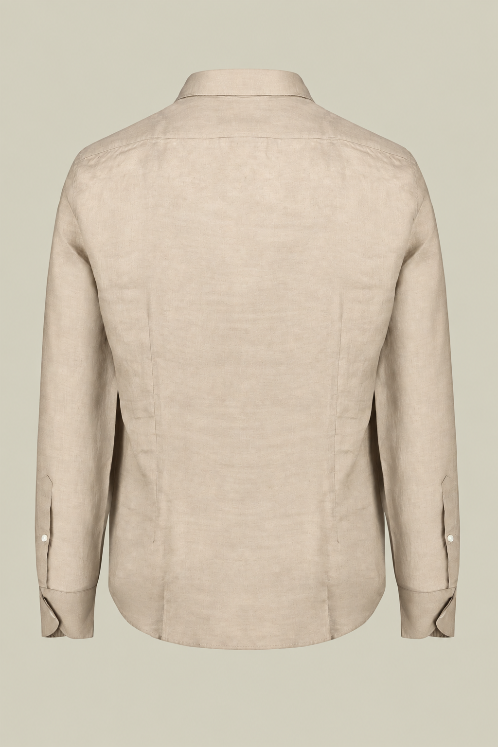 Men's 100% Linen Button-Down Shirt
