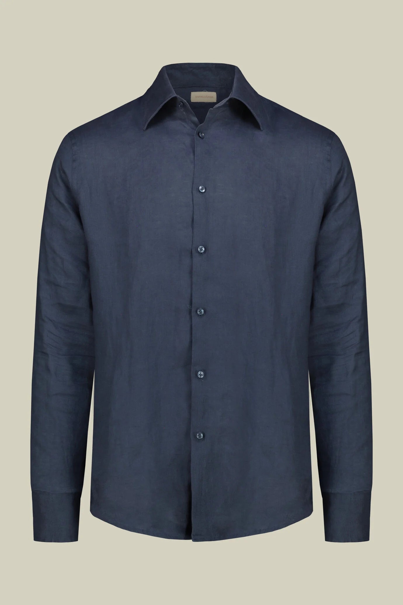 Men's 100% Linen Button-Down Shirt, Off-White