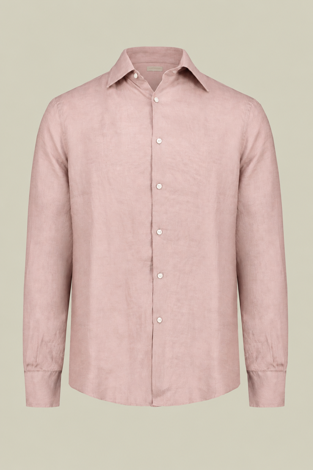 Men's 100% Linen Button-Down Shirt