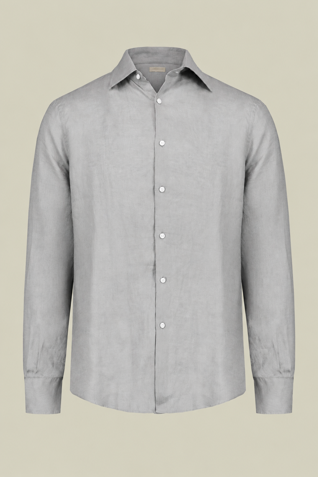 Men's 100% Linen Button-Down Shirt