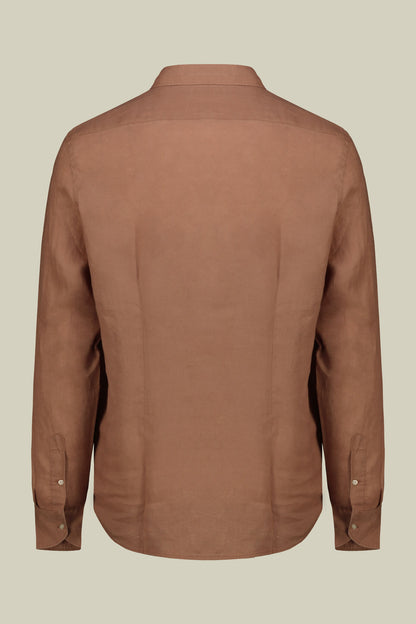 Men's 100% Linen Button-Down Shirt, Off-White