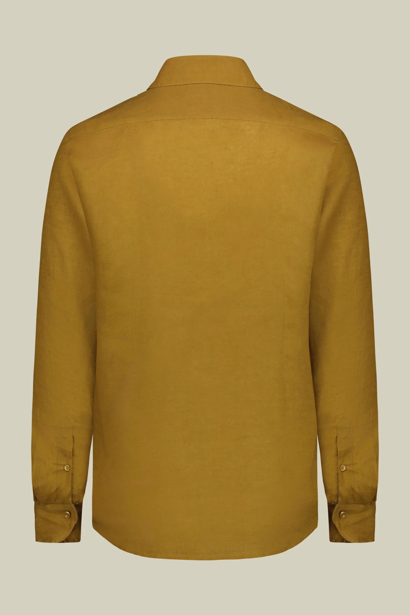 Men's casual shirt with french collar, 100% linen