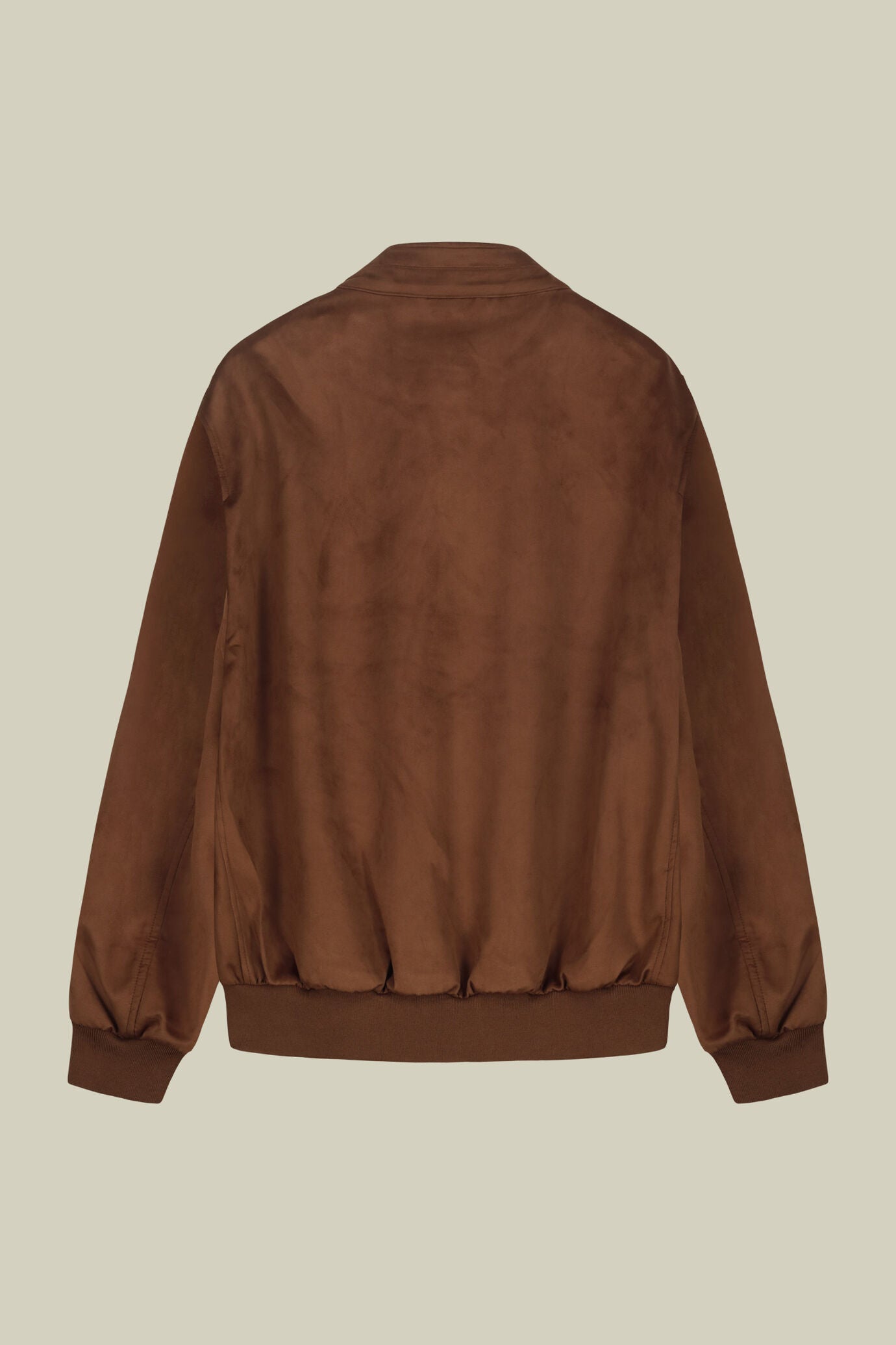 Men's unlined jacket with eco-suede fabric