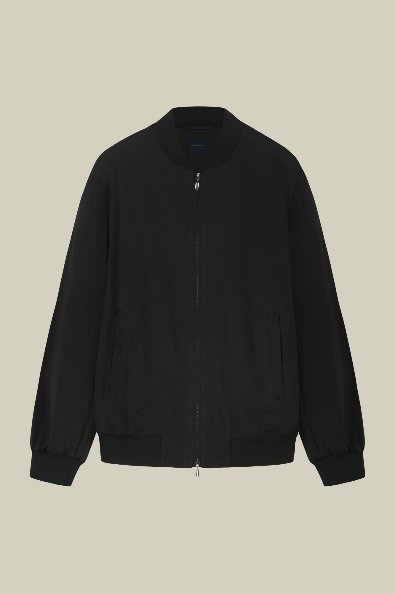 Men's bomber jacket in unlined jersey