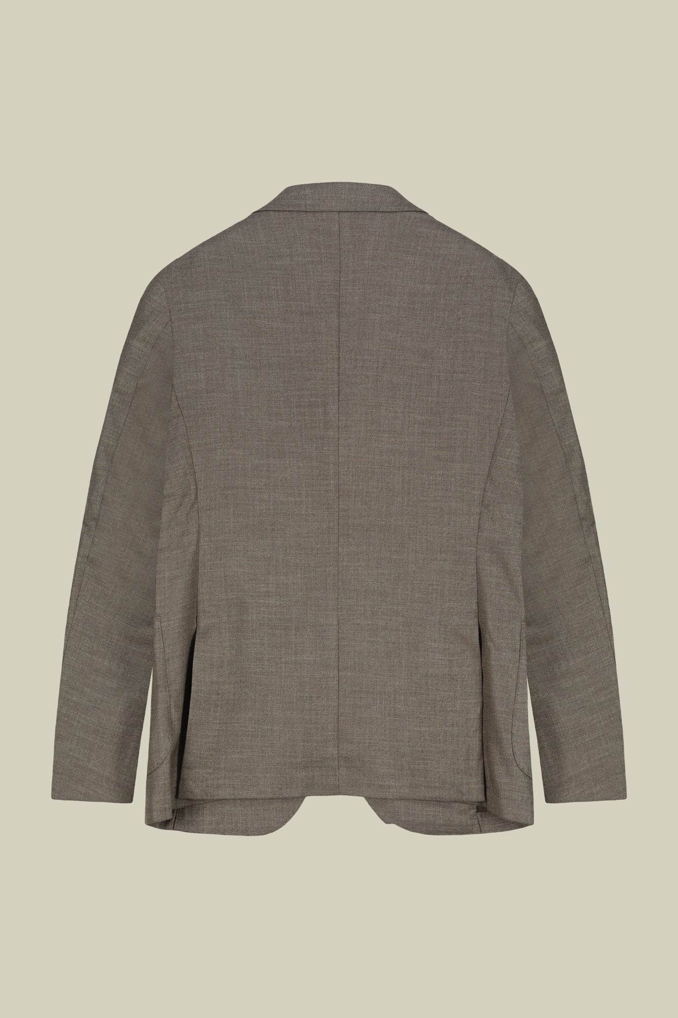 Single-breasted jacket with peak lapel, semi-lined