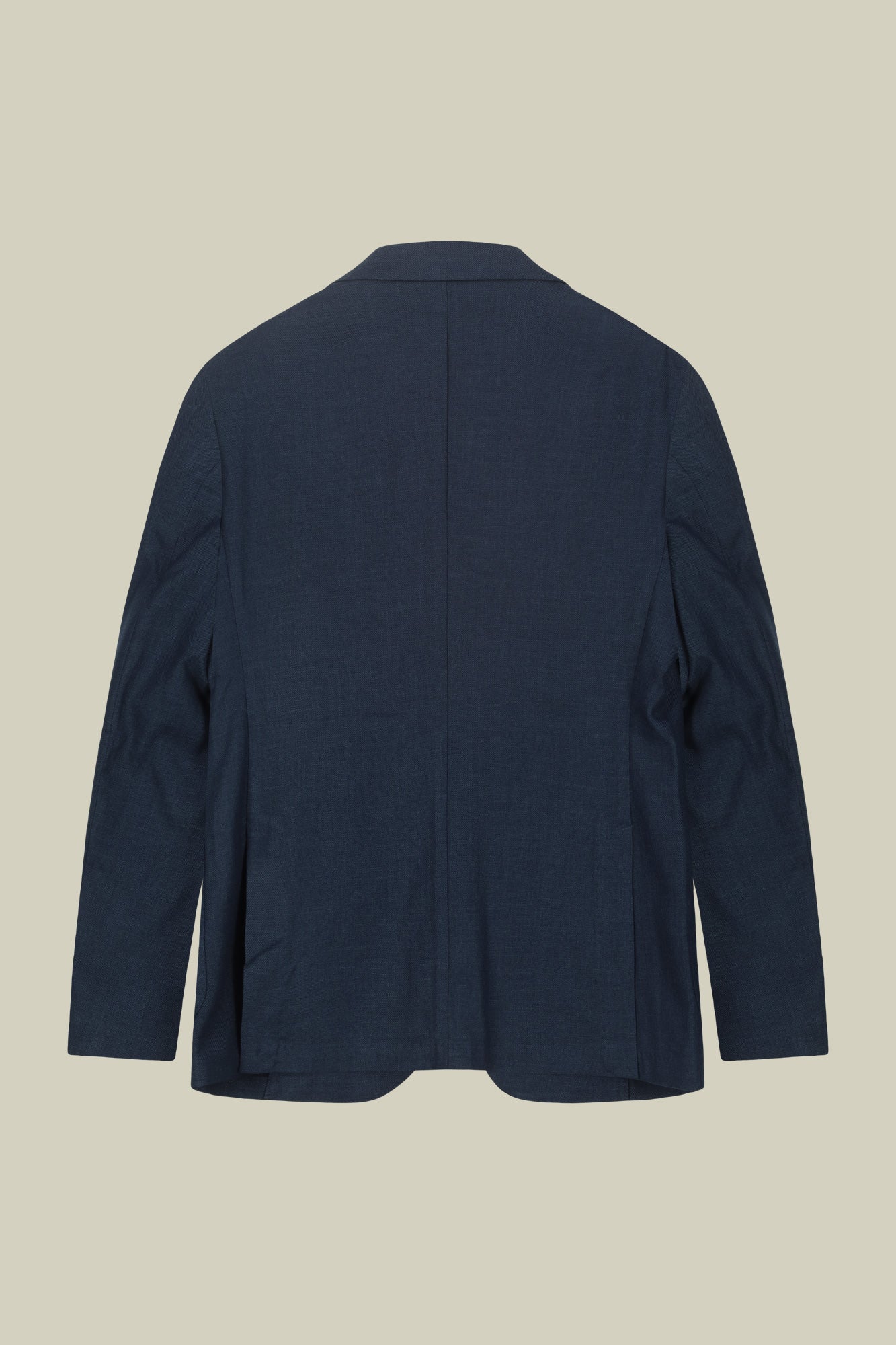 Single-breasted jacket with peak lapel, semi-lined