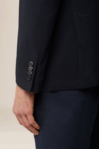 Men's single-breasted, unlined, regular fit jacket
