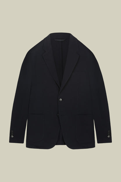 Men's single-breasted, unlined, regular fit jacket