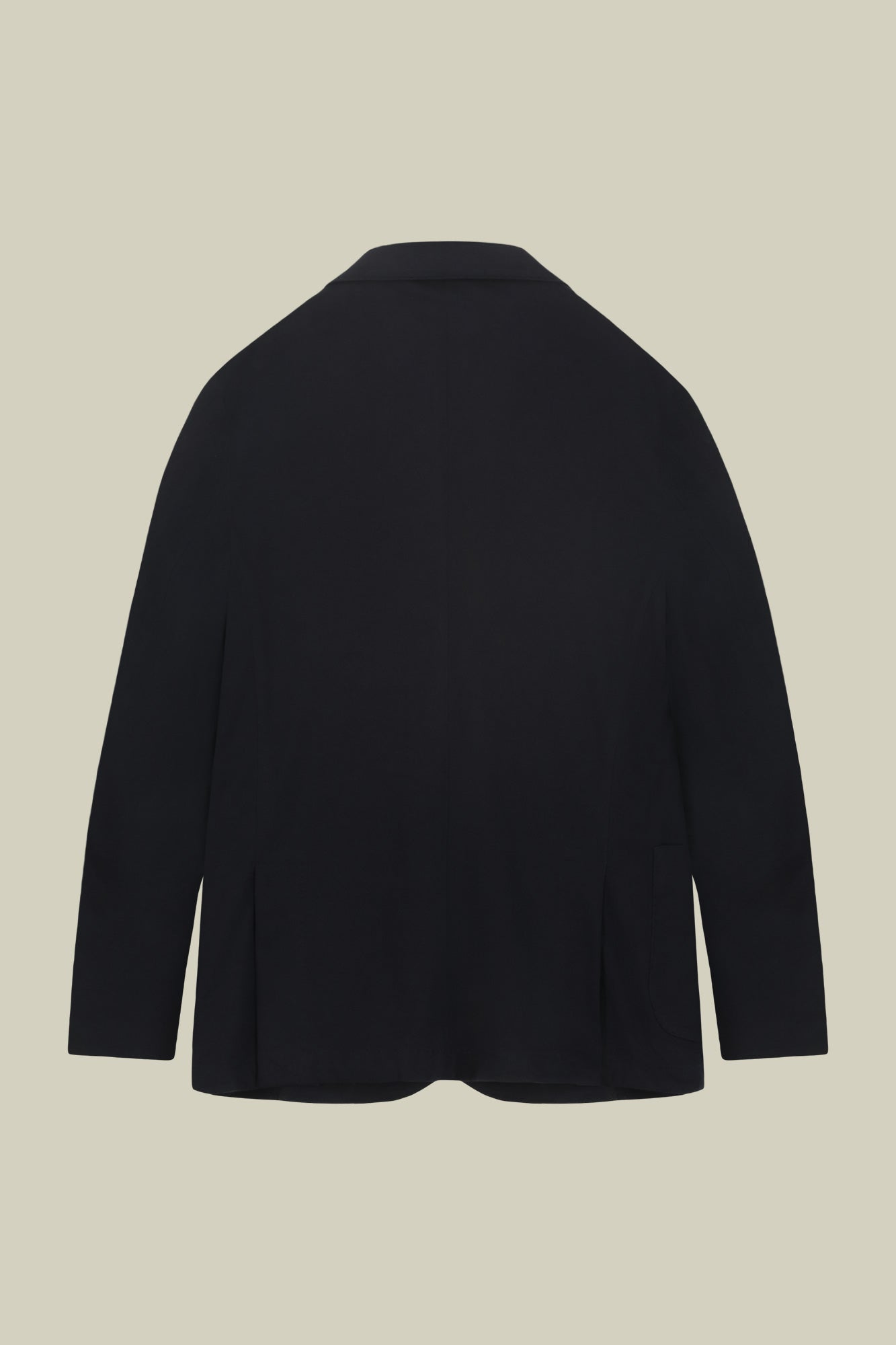 Men's single-breasted, unlined, regular fit jacket