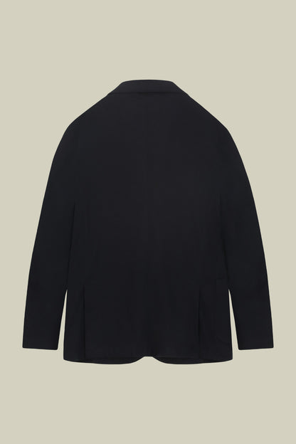 Men's single-breasted, unlined, regular fit jacket