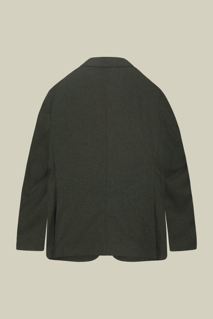 Men's single-breasted jacket in micro pied de poule