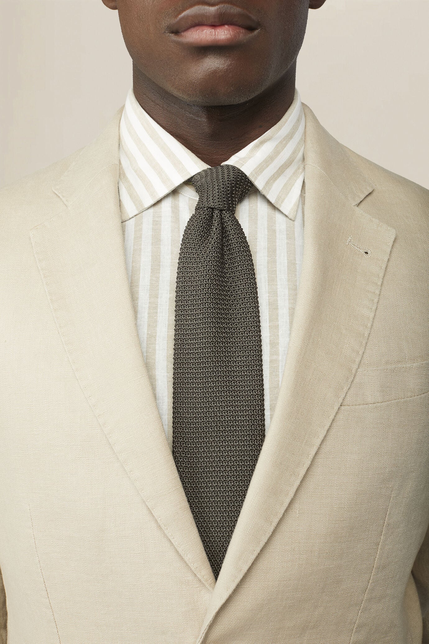 Men's unlined jacket, 100% linen, regular fit