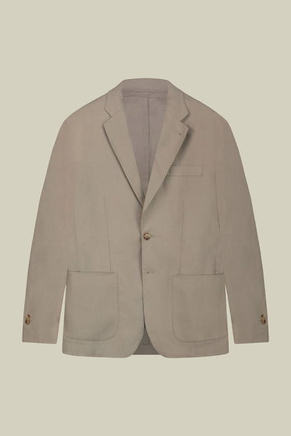 Men's unlined jacket, 100% linen, regular fit