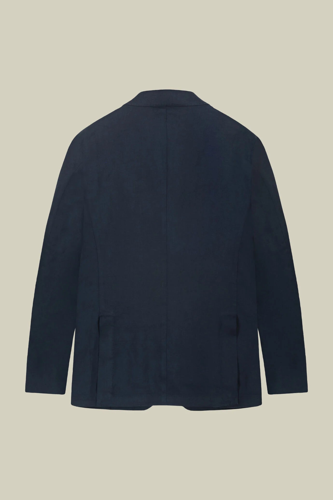 Men's unlined jacket, 100% linen, regular fit