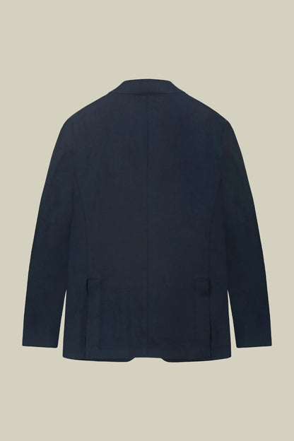 Men's unlined jacket, 100% linen, regular fit