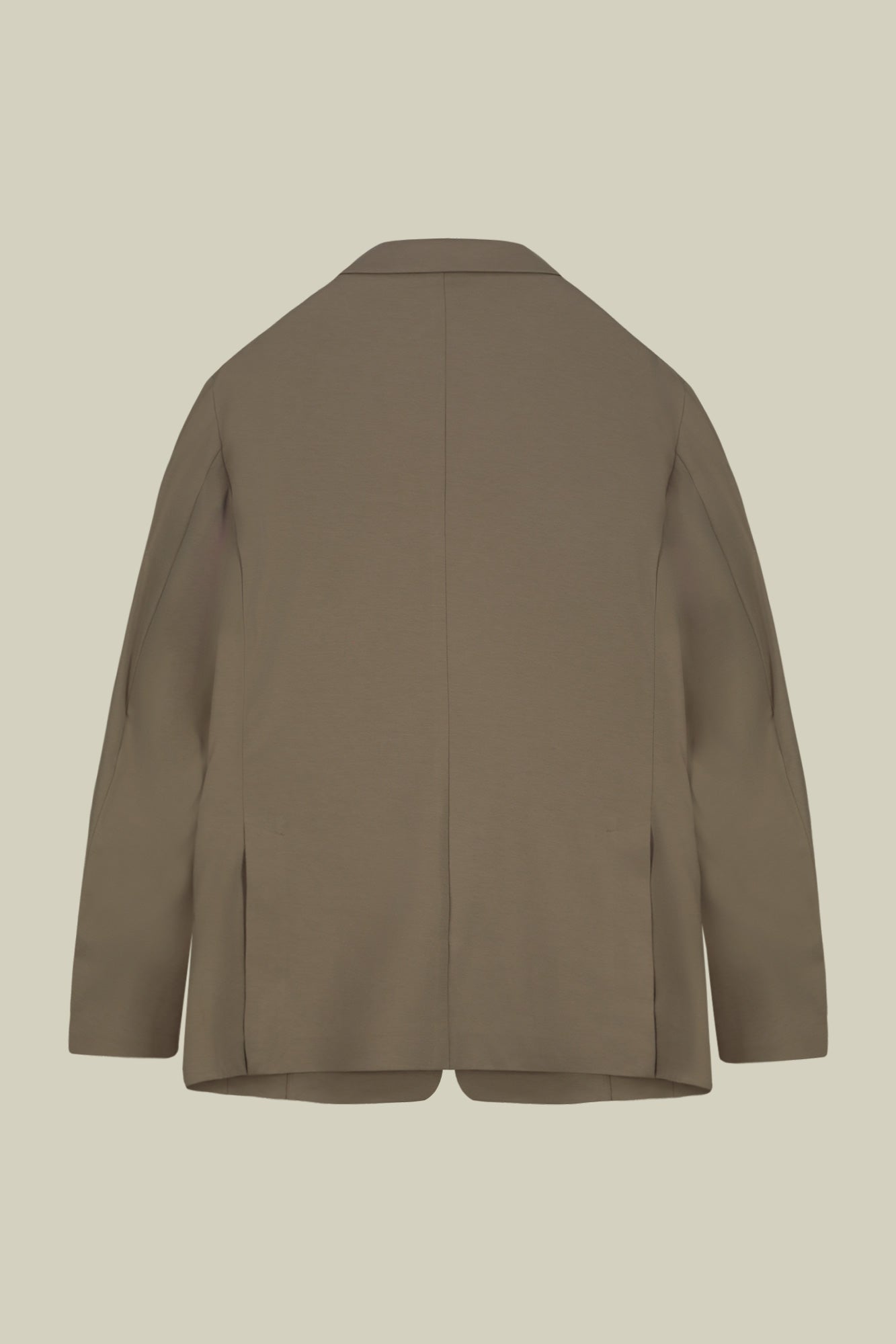 Men's single-breasted unlined jersey jacket