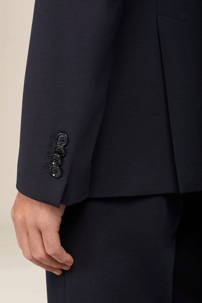 Men's single-breasted unlined jersey jacket