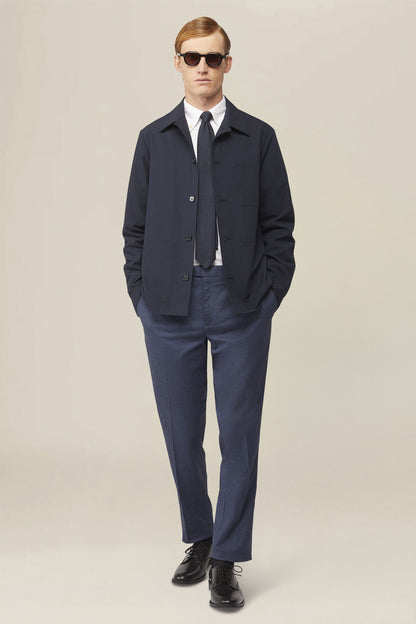 Men's unlined regular fit shirt jacket