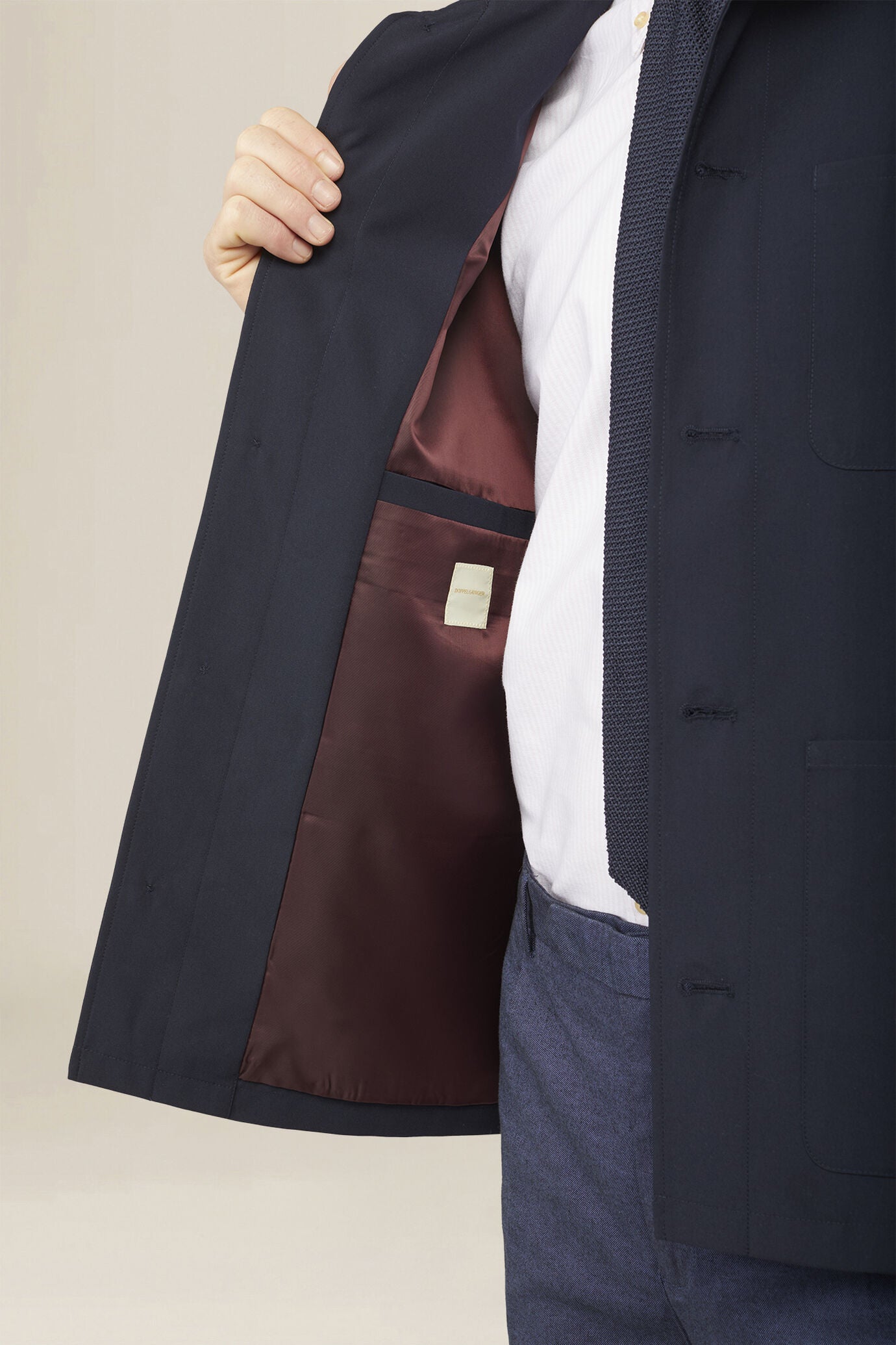 Men's unlined regular fit shirt jacket