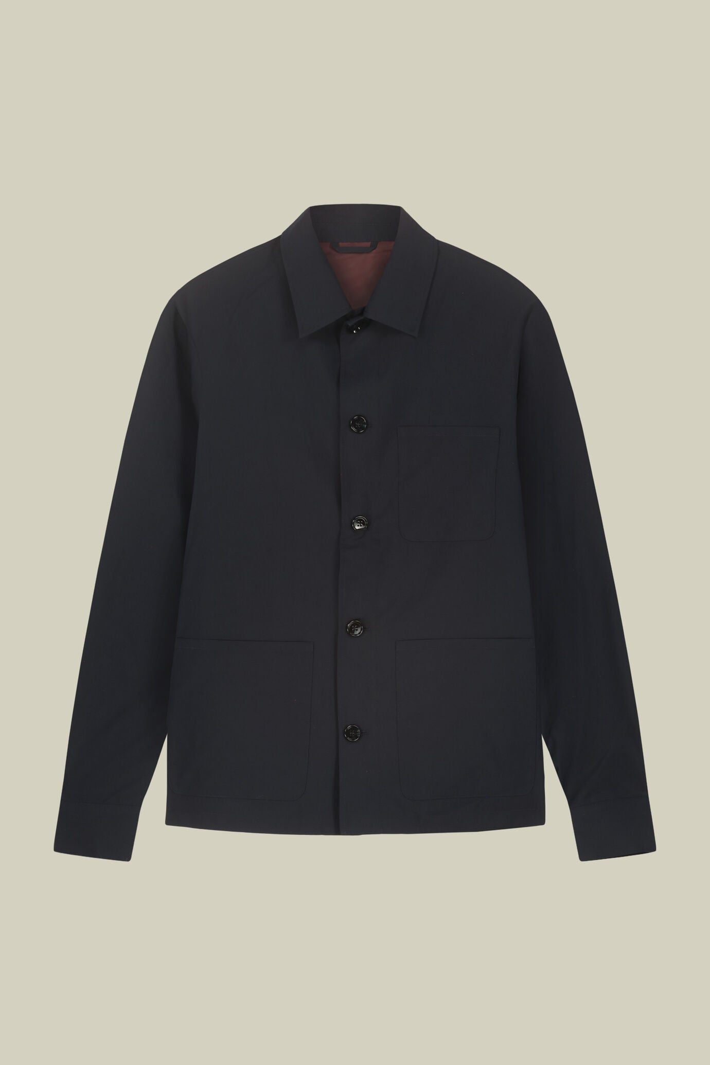 Men's unlined regular fit shirt jacket