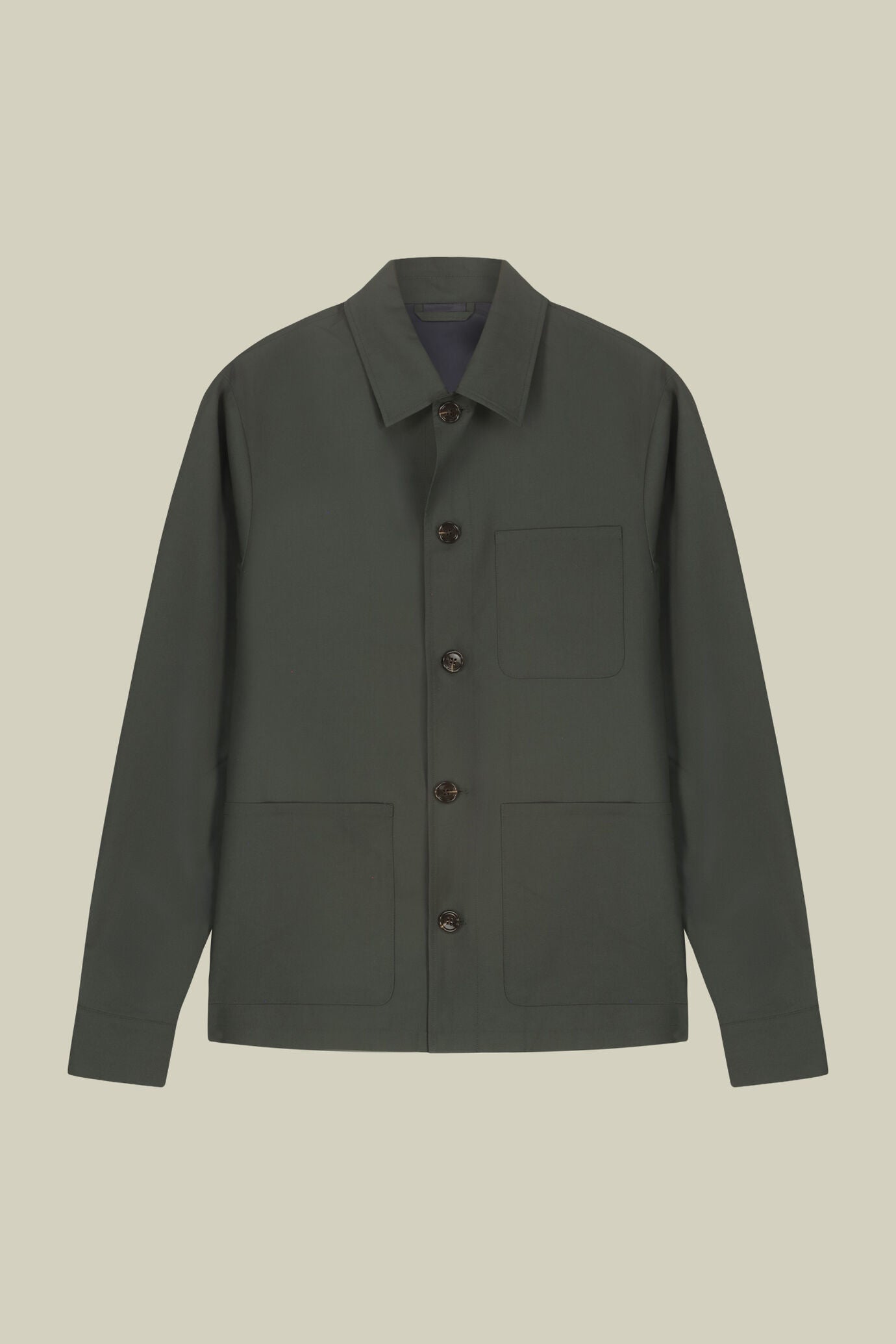 Men's unlined regular fit shirt jacket