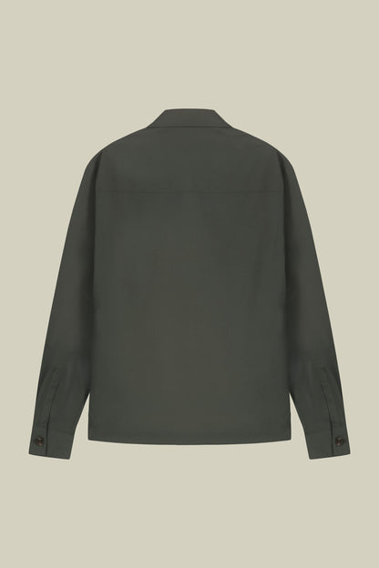 Men's unlined regular fit shirt jacket