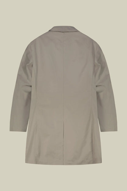 Men's waterproof technical fabric raincoat, regular fit
