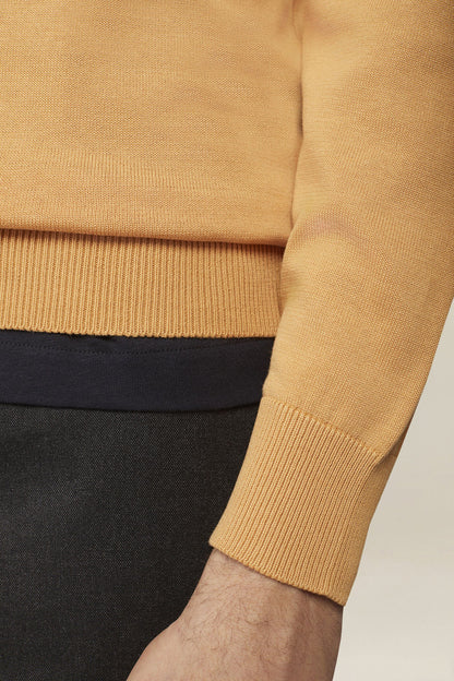 Men's crew neck jumper in 100% cotton