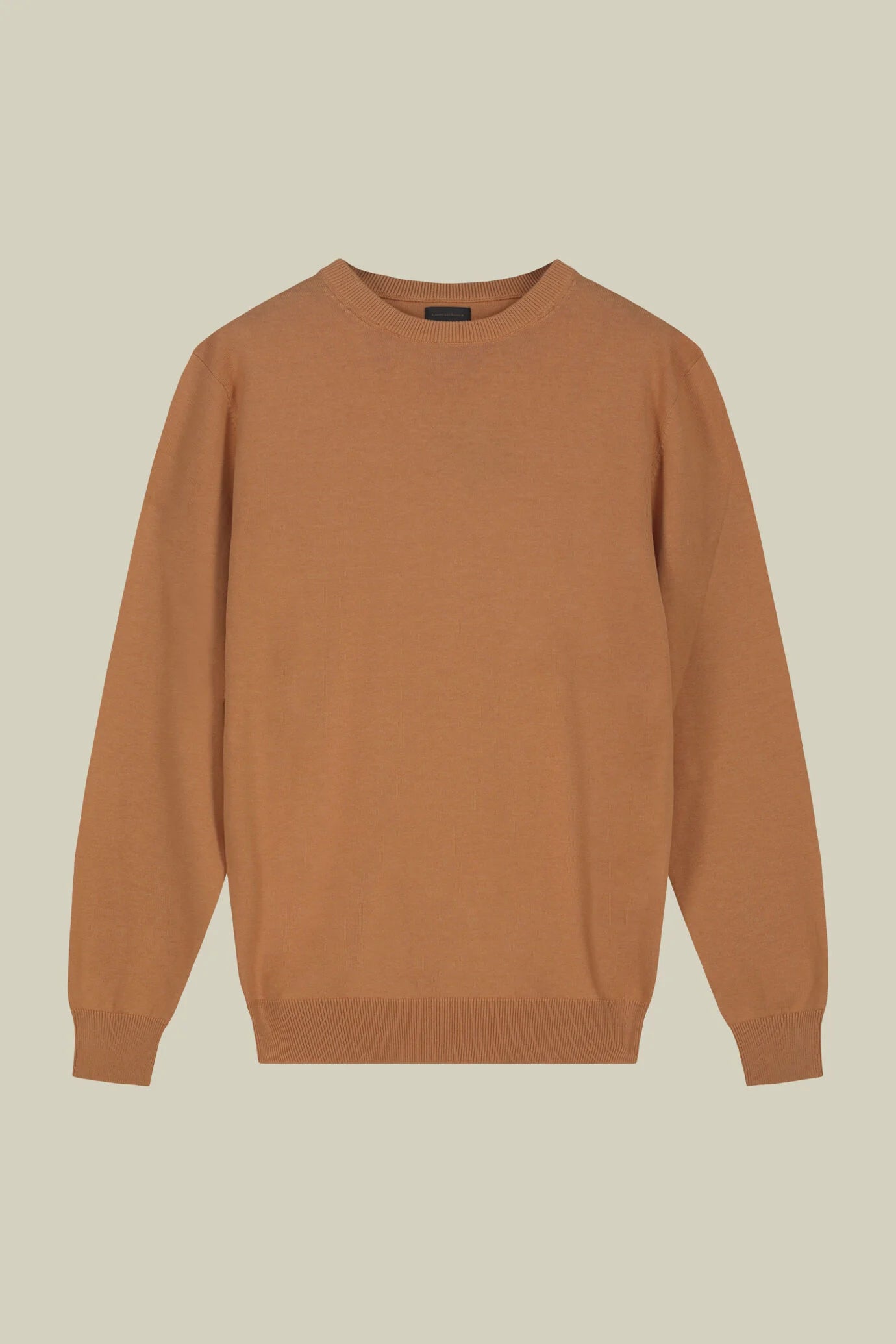 Men's crew neck jumper in 100% cotton