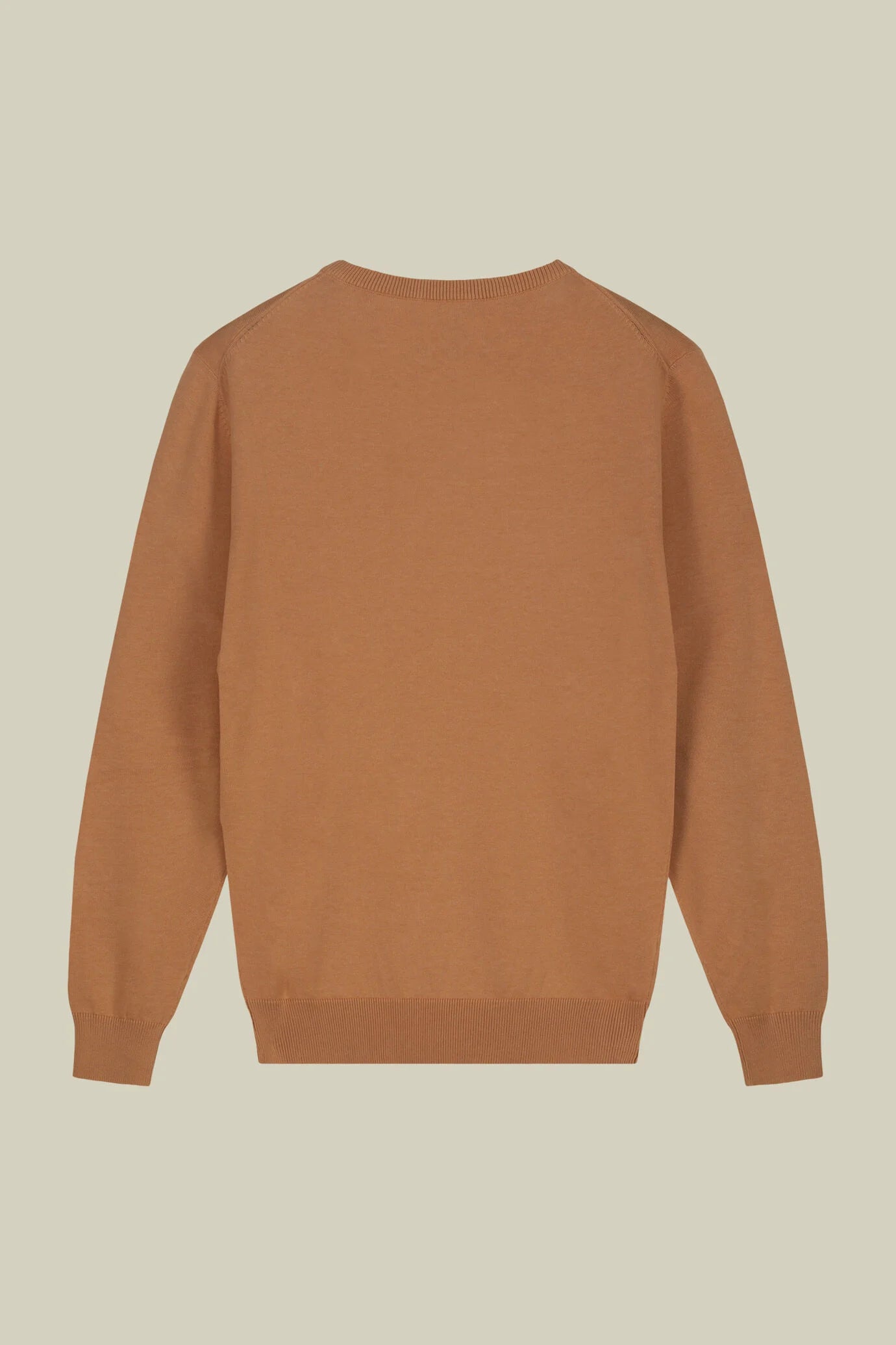 Men's crew neck jumper in 100% cotton