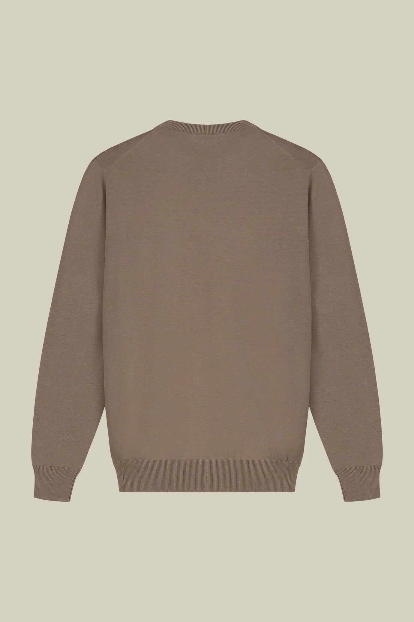 Men's crew neck jumper in 100% cotton