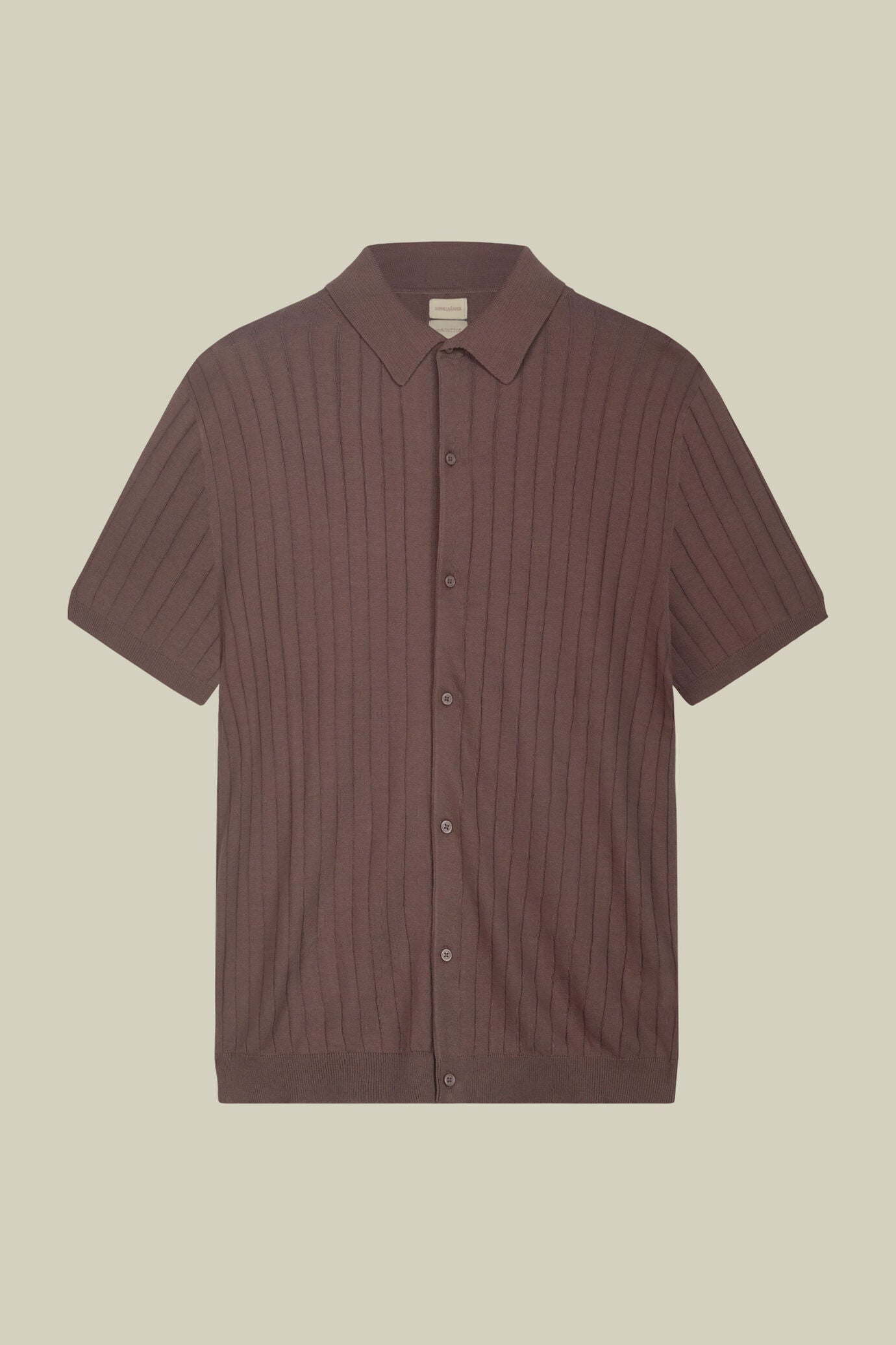 Men's 100% cotton knitted polo shirt